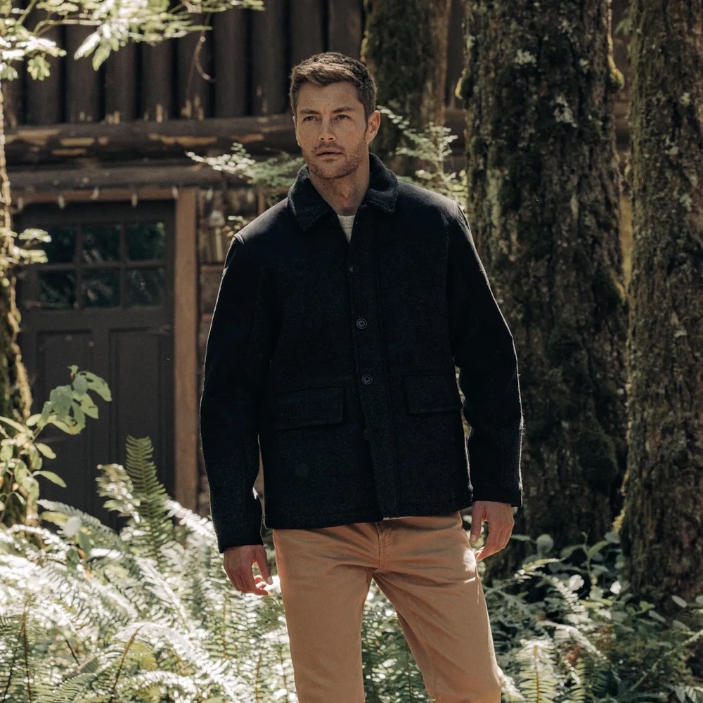 Taylor Stitch Black Military Field Jacket